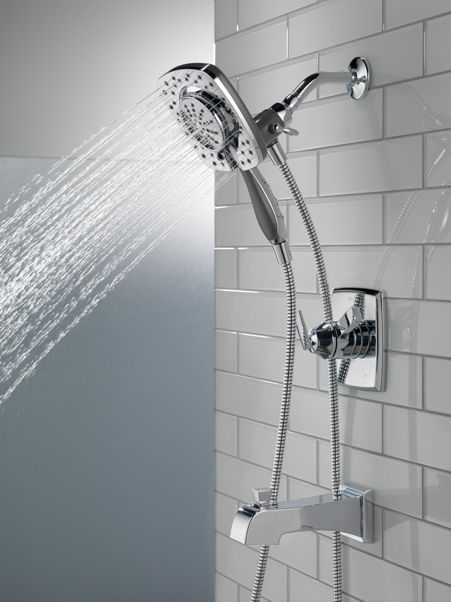 T17464-I Облицовка для душа Monitor® серии 17 с In2ition® Delta Faucet Ashlyn Хром  - Вид №17