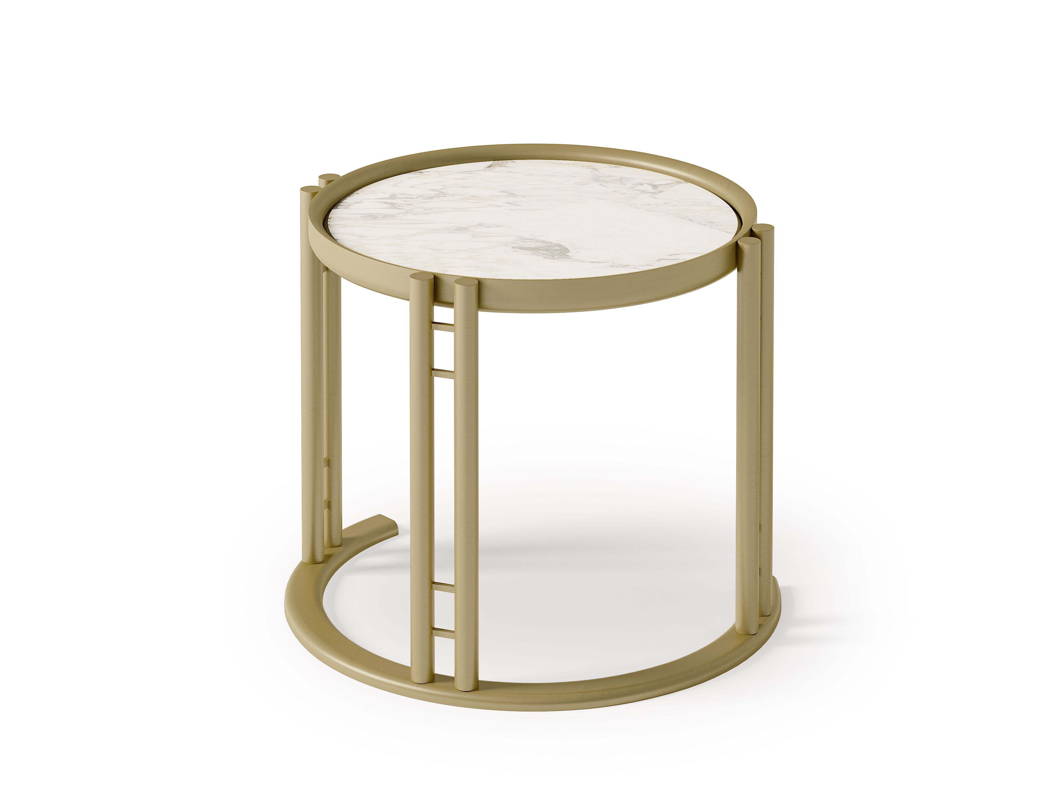 Круглый сервировочный столик из керамогранита Bizzotto Italia Atmosphera ARCH-00068327