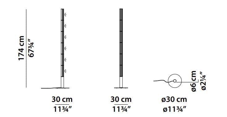 Светодиодный торшер Baxter Wave ARCH-00049309 - Вид №2