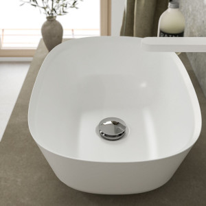 Металлический слив для умывальника