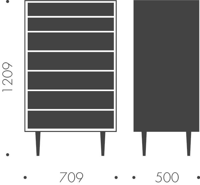 Heavens Лакированный комод из дуба Eden sun-id-1422010 - Вид №12