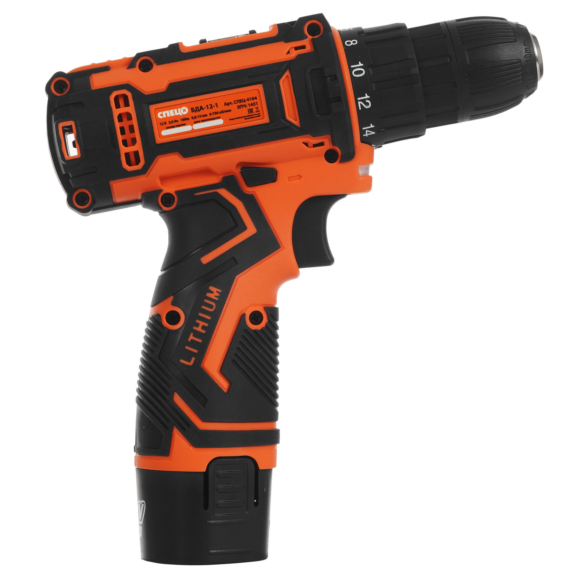 Дрель-шуруповерт Спец БДА-12-1 9154723 STDN-0110378 - Вид №1