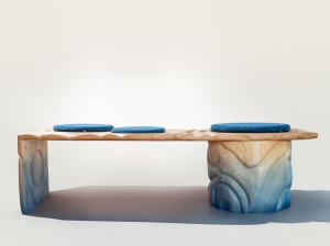 Скамья из ясеня