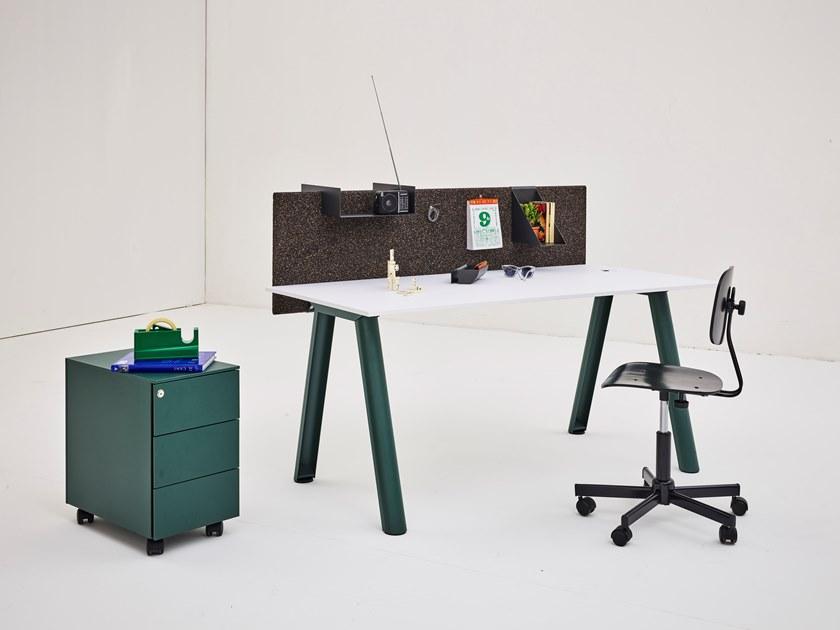 Manerba Офисный ящик из металла на колесиках Unibox F320 - Вид №2