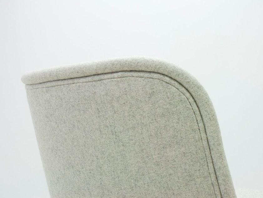 CREARTE COLLECTIONS Высокий табурет из ткани со спинкой и подставкой для ног  85  - Вид №5