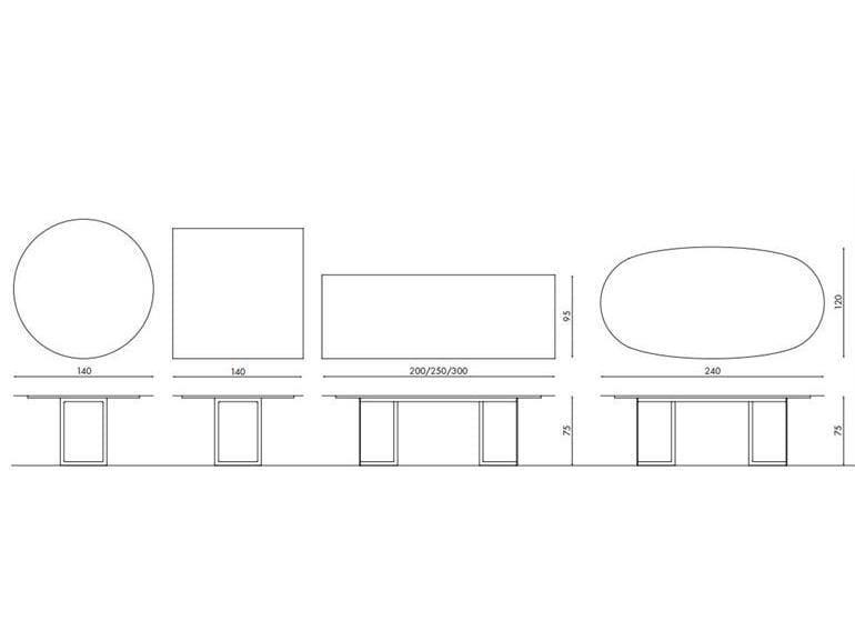 Круглый Хрустальный стол YDF ARCH-00127542 - Вид №2