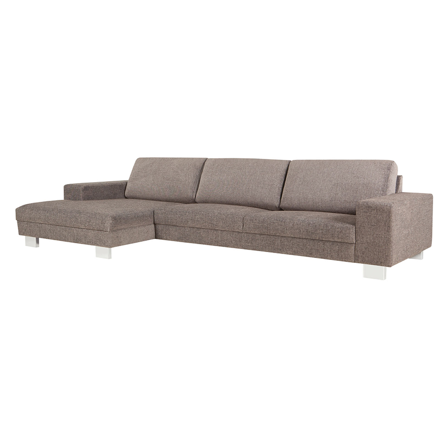 Диван угловой Quattro, левосторонний, серый Sits S1575 - Вид №6