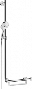 26325400 Raindance Select S Душевой набор 120 3jet EcoSmart 9 л / мин со штангой 110 см слева Hansgrohe