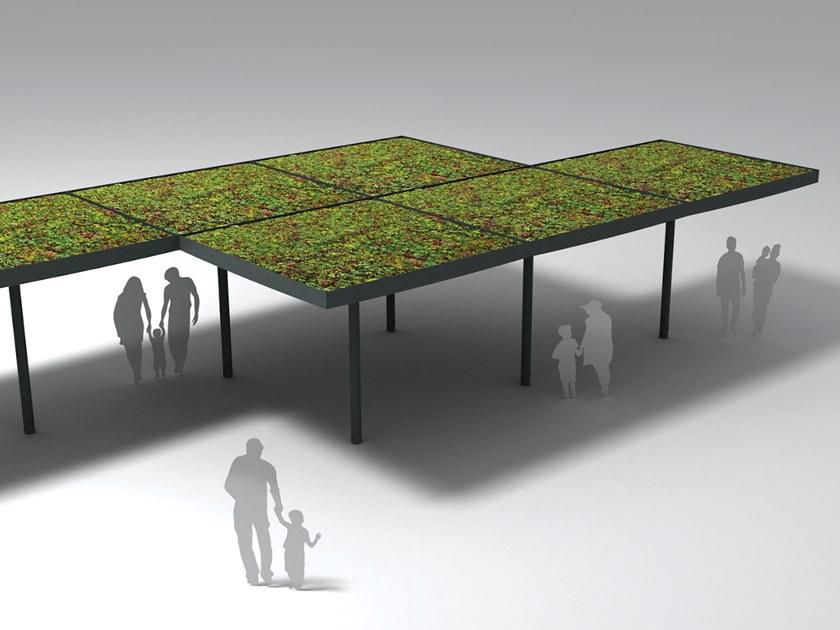mmcité1 Многофункциональный навес из оцинкованной стали с освещением sun-id-1356427 - Вид №4
