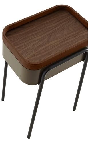 Ligne Roset Журнальный столик / прикроватная тумбочка из дерева sun-id-1360704 - Вид №5