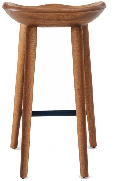 BassamFellows Табурет из массива дерева с подставкой для ног Tractor Cb-22 - Вид №3