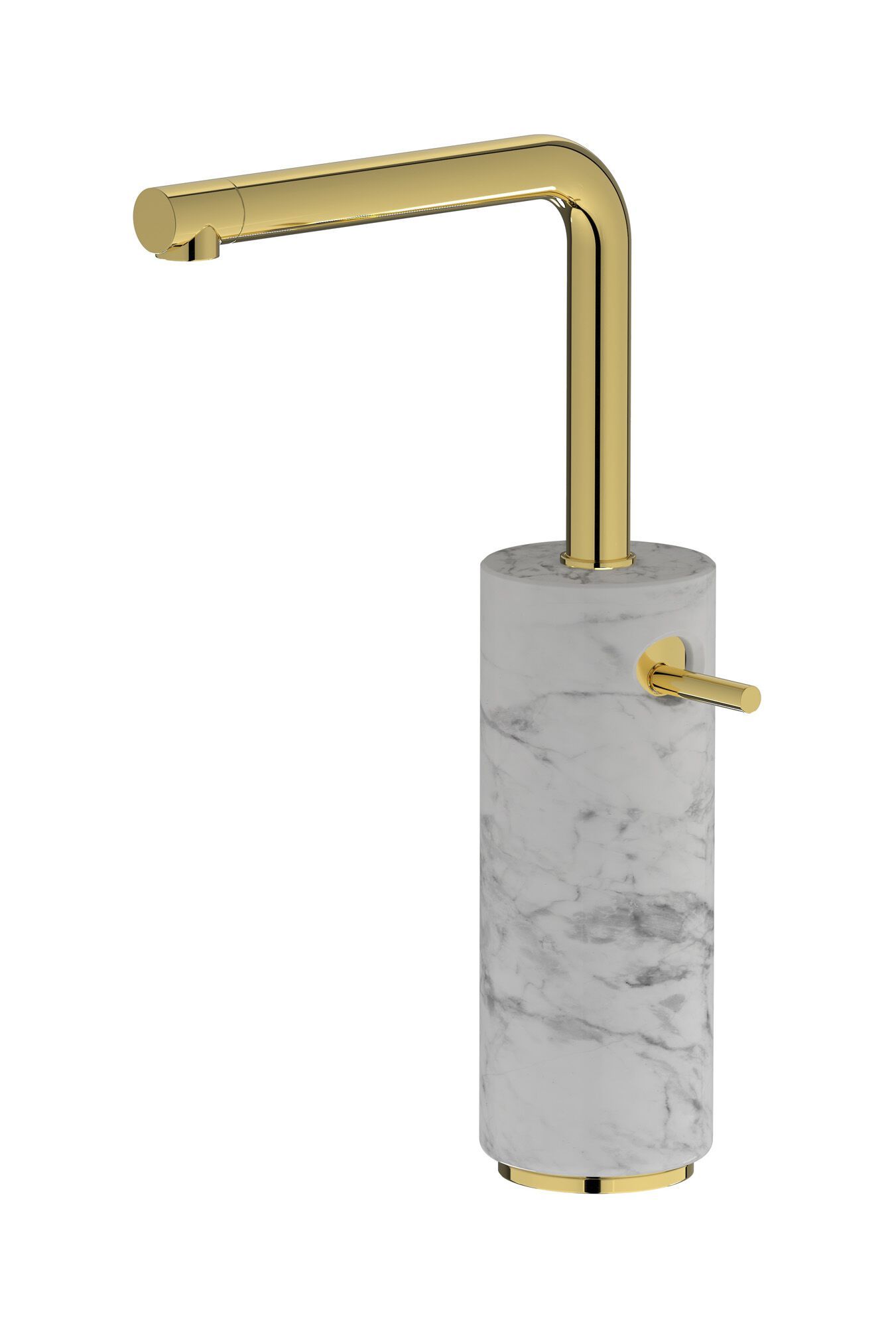 Смеситель для раковины с одной ручкой из мрамора IB мрамор + мрамор Elle ARCH-00038991 - Вид №14