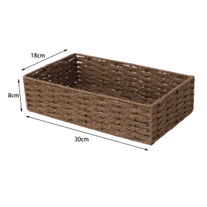 Корзина Konsensa 18x8x30 см бумага цвет коричневый 89439452 STLM-2146357
