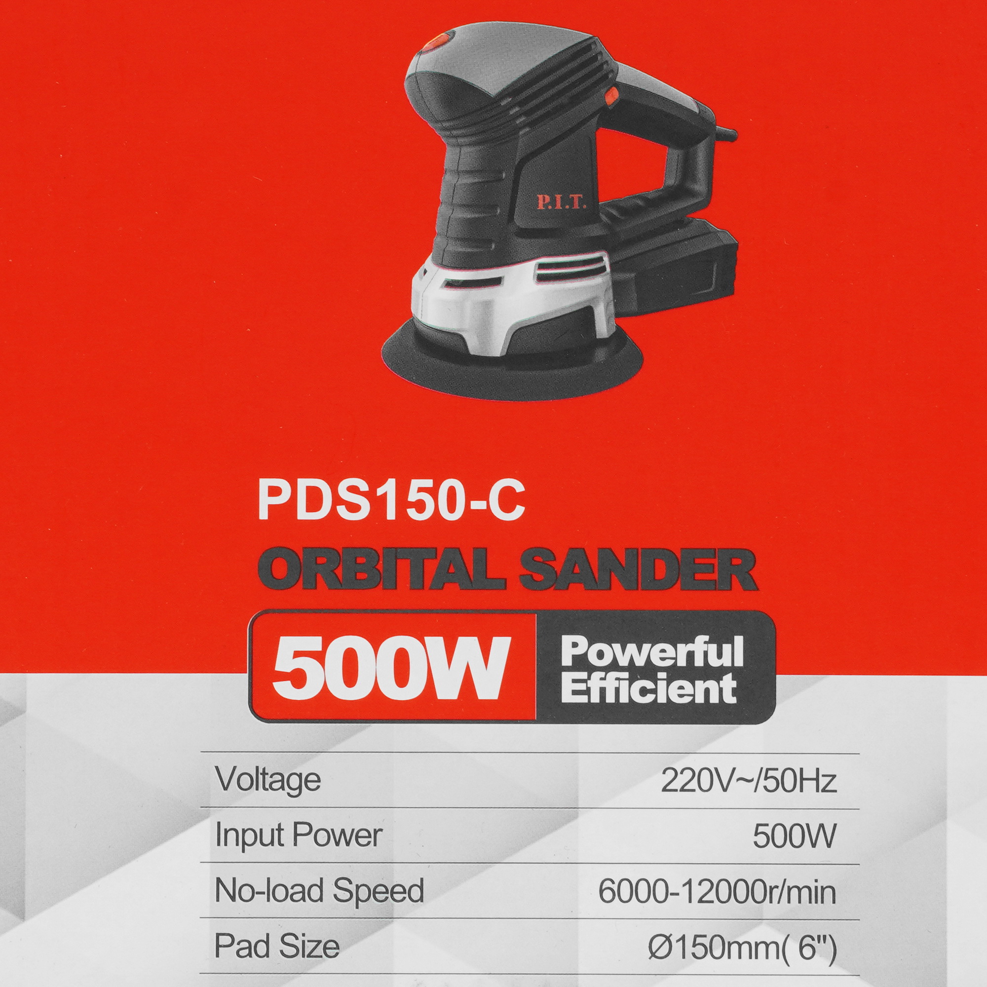 Эксцентриковая шлифмашинка P.I.T. PDS150-C 9938107 PIT STDN-0087756 - Вид №8