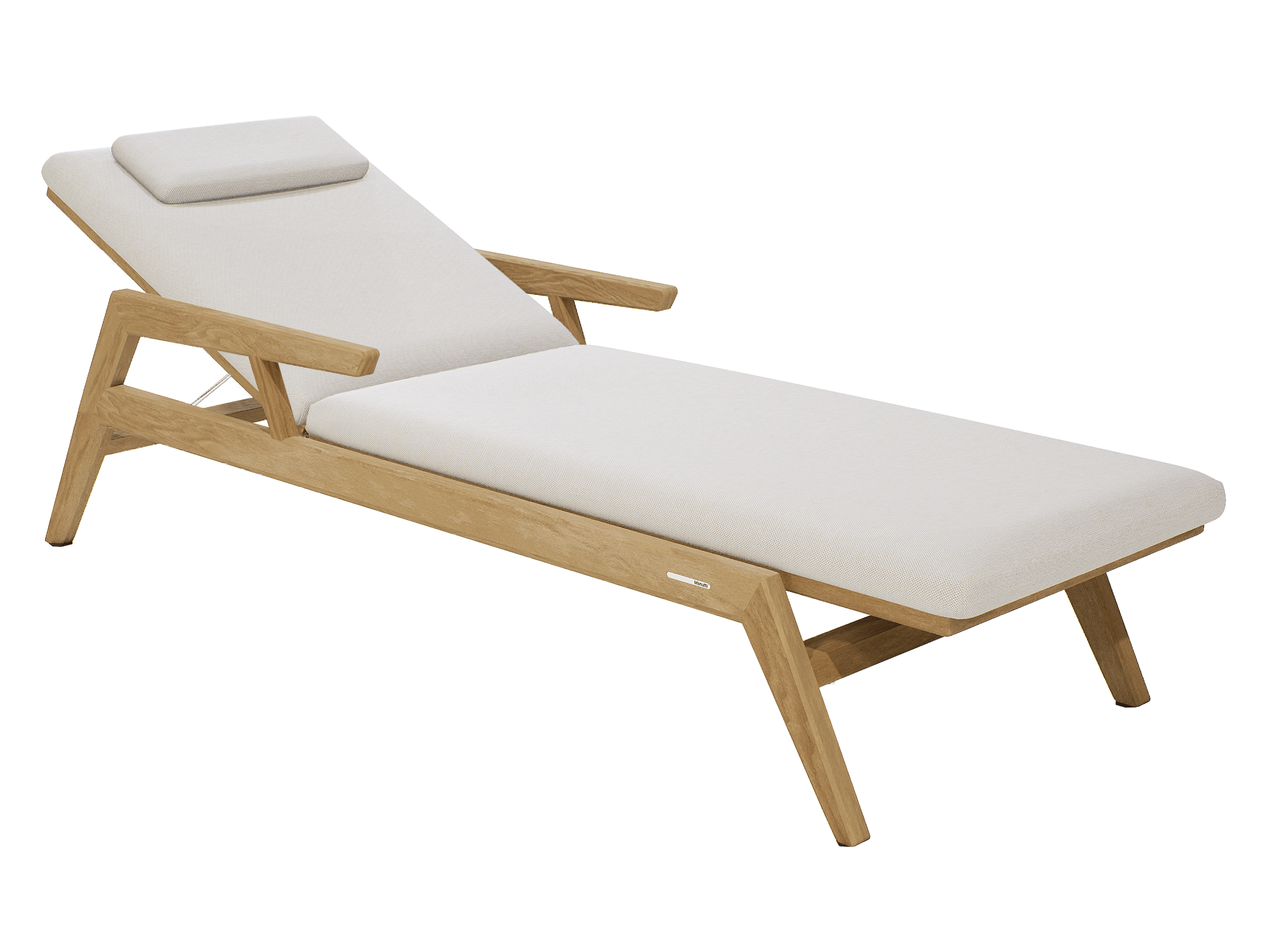 Садовая кровать из ткани и тика MANUTTI Sunrise ARCH-00101762