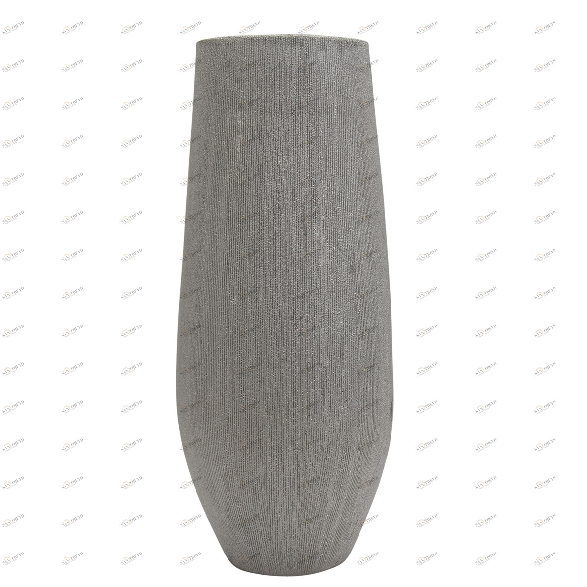 Ваза керамическая серая Alice BUREAU ДИЗАЙНЕРСКИЕ 263001 Серебро 