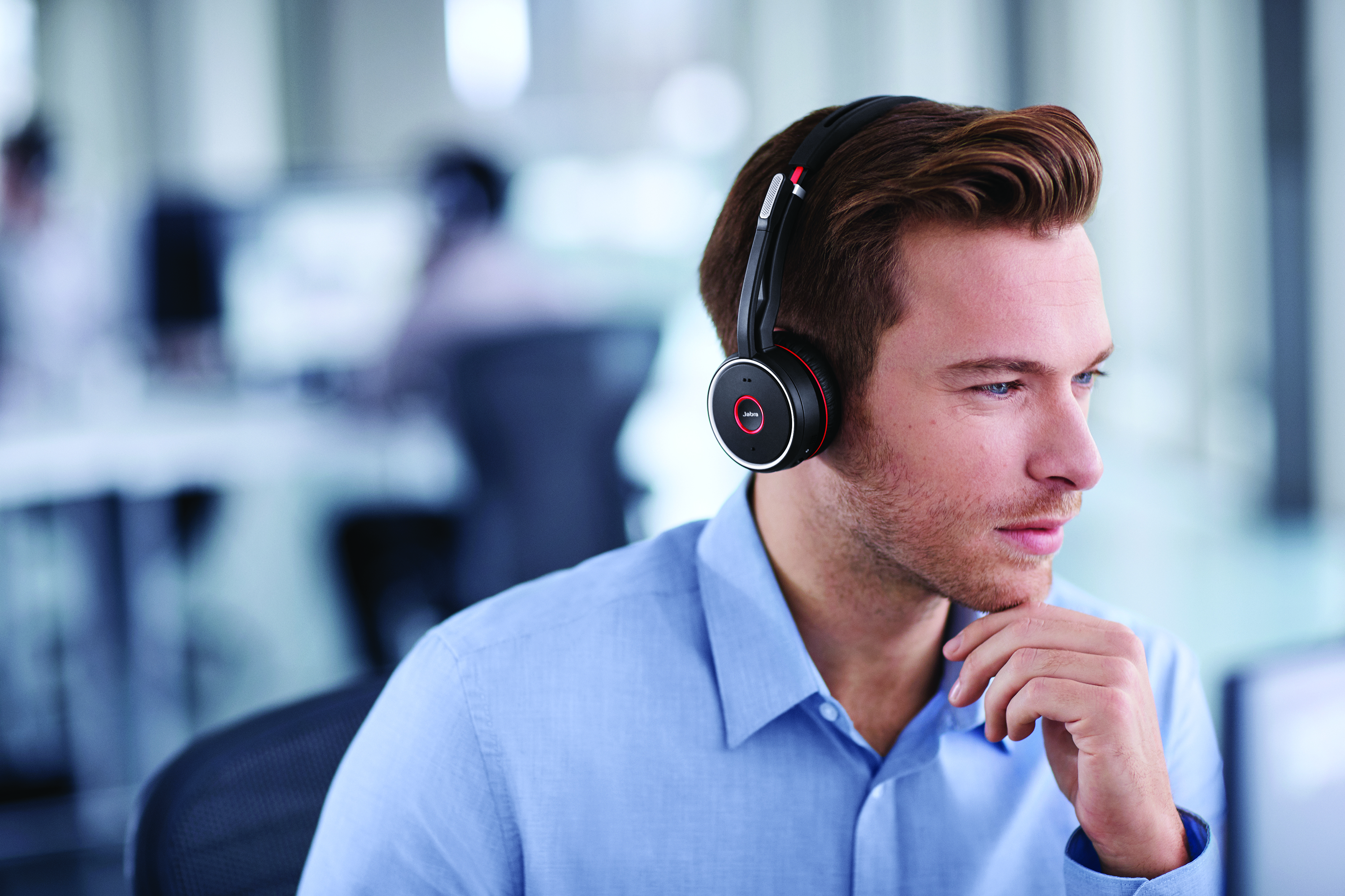 7599-832-199 evolve 75 stereo ms, charging stand & link 370 Jabra Santreyd  - Вид №20