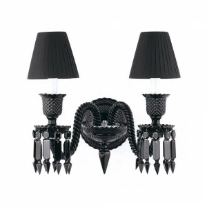 Бра Baccarat 2 black от Delight Collection DELIGHT COLLECTION  245982 Прозрачный;черный