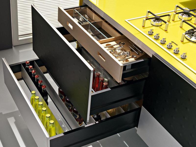 VALCUCINE Кухня из алюминия, окрашенного в белый цвет Riciclantica sun-id-1430428 - Вид №10