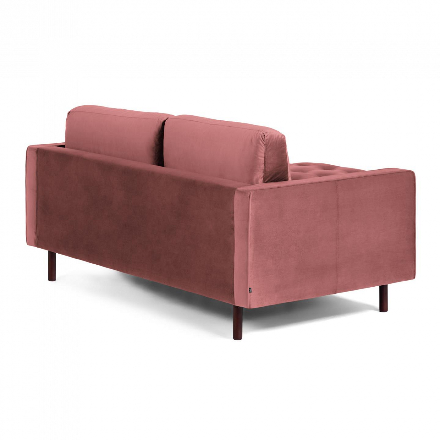 088085 BOGART Диван 2-местный розовый бархат с пуфом 182 cm La Forma Debra - Вид №6