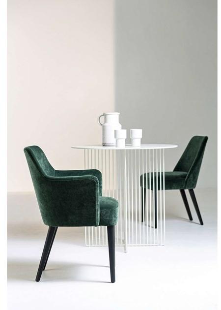 La Cividina Стул из ткани с подлокотниками Velour sun-id-1450832 - Вид №3