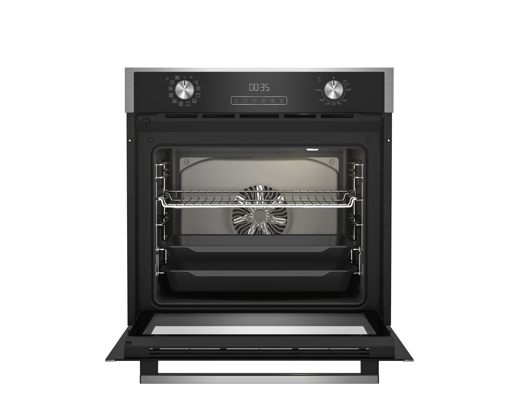 9241421 Электрический духовой шкаф Hotpoint HFE9 1234 JC IX серебристый STDN-0038535 - Вид №1