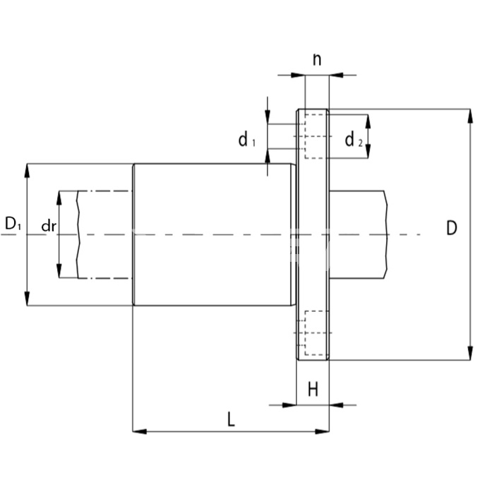 IS614 Линейный подшипник LMEK20-UU ISKRA  - Вид №1