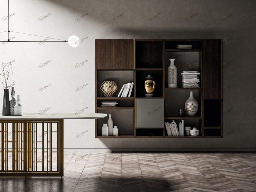 Dall'Agnese Подвесной лакированный стеллаж настенный Slim & speed up sun-id-1448898