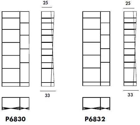 Sovet italia Самонесущий модульный книжный шкаф из стекла Delphi sun-id-1374037 - Вид №9