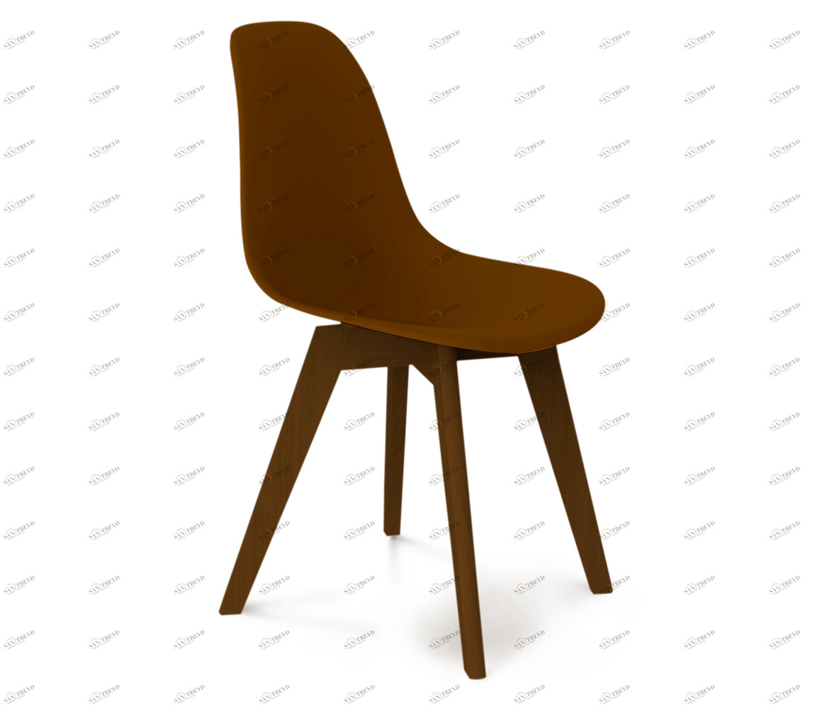 Стул DSW Коричневый S39 (eames style) SHEFFILTON EAMES STYLE 015602 Коричневый 