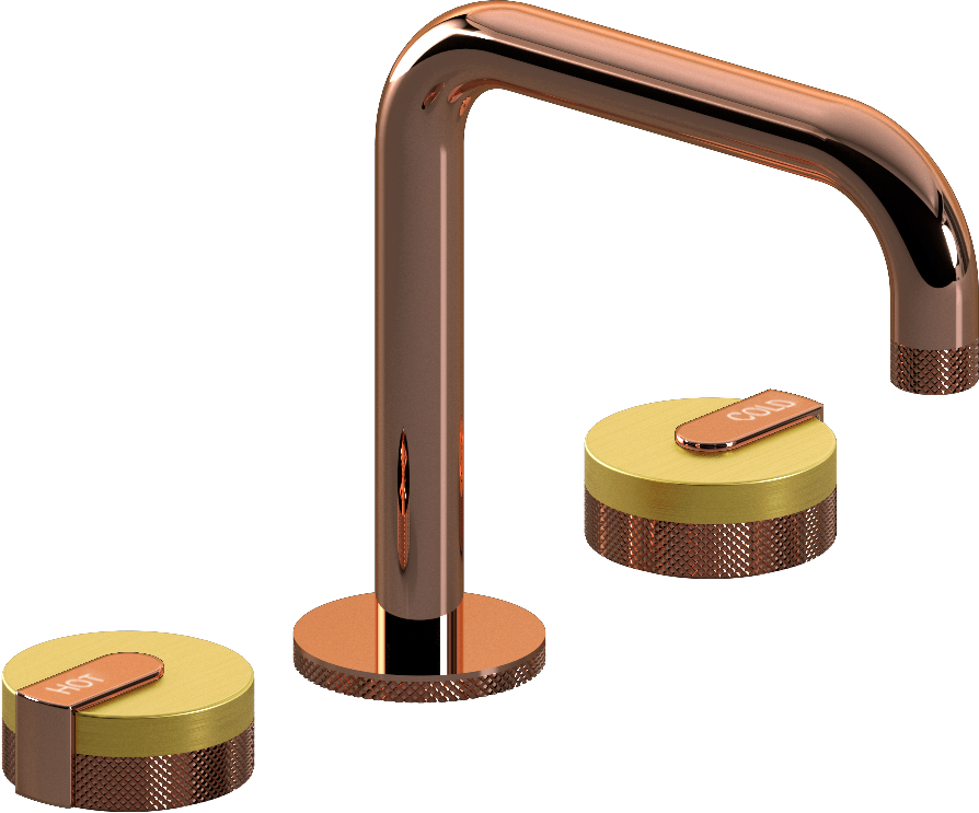 E-11511-R1BAU-L1RG-RG Смеситель для умывальника на 3 отвертия GRAFF MOD+