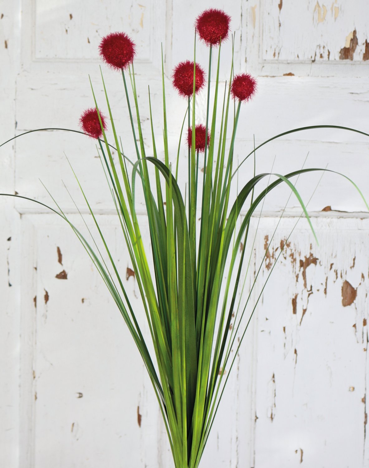 4945 444 a3 Мяч из искусственной травы, 75 см, красный H-andreas  - Вид №3