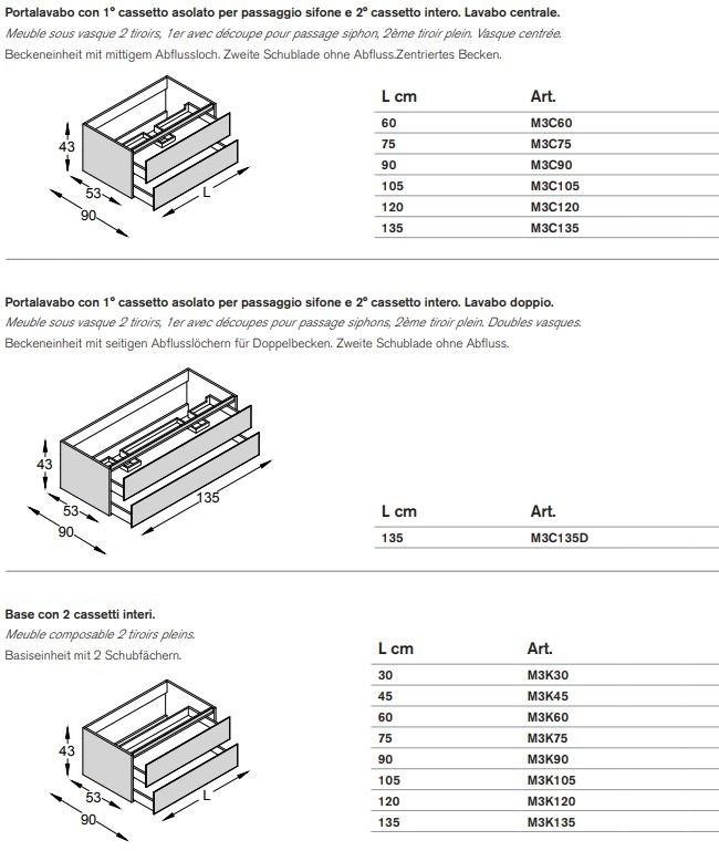 ARTELINEA Подвесная тумба под умывальник из хрусталя с ящиками  Al 351b / al 354b  - Вид №5