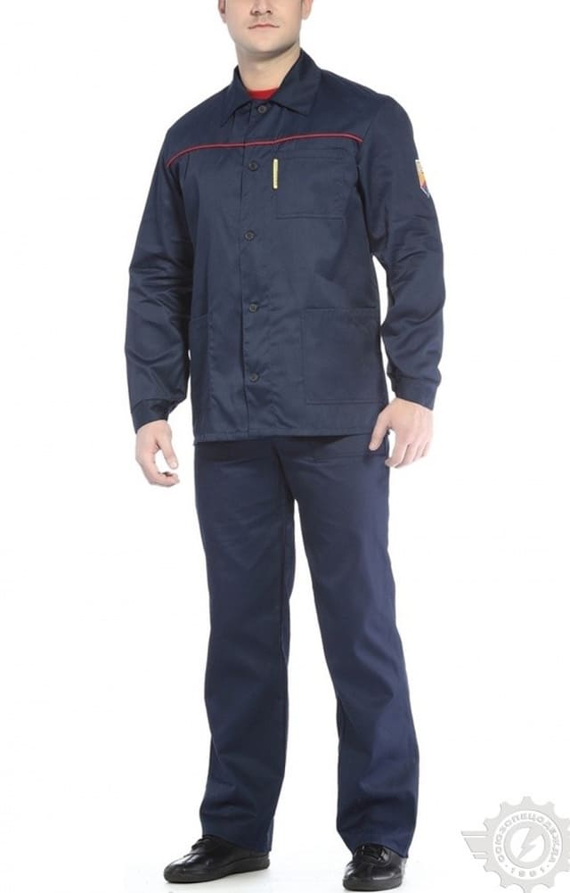 61008 Костюм "Труд-2" темно-синий  Летняя спецодежда  размер 52-54/158-164  - Вид №15