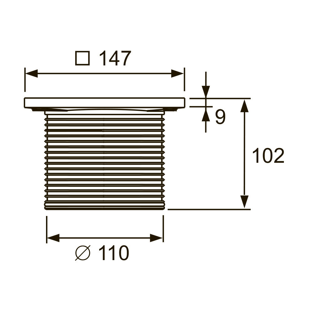 3660003 Верхние части трапов Tece TECEdrainpoint - Вид №1