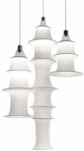 Danese Milano Подвесной светильник из алюминия и эластичной сетки Falkland