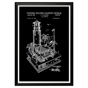 896521403_1818 Арт-постер «Патент на игрушку-конструктор «Маяк» Object Desire