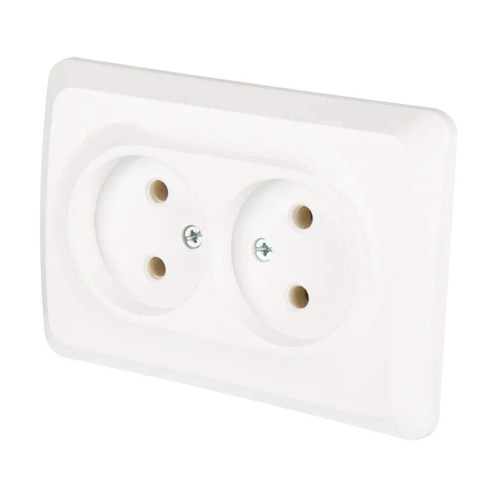 SYSTEME ELECTRIC Этюд - Двойная розетка для современного интерьера 18036546 STLM-0009304 - Вид №1