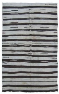 AFOLKI Ковер из шерсти в прямоугольную полоску Kilim Ta512be