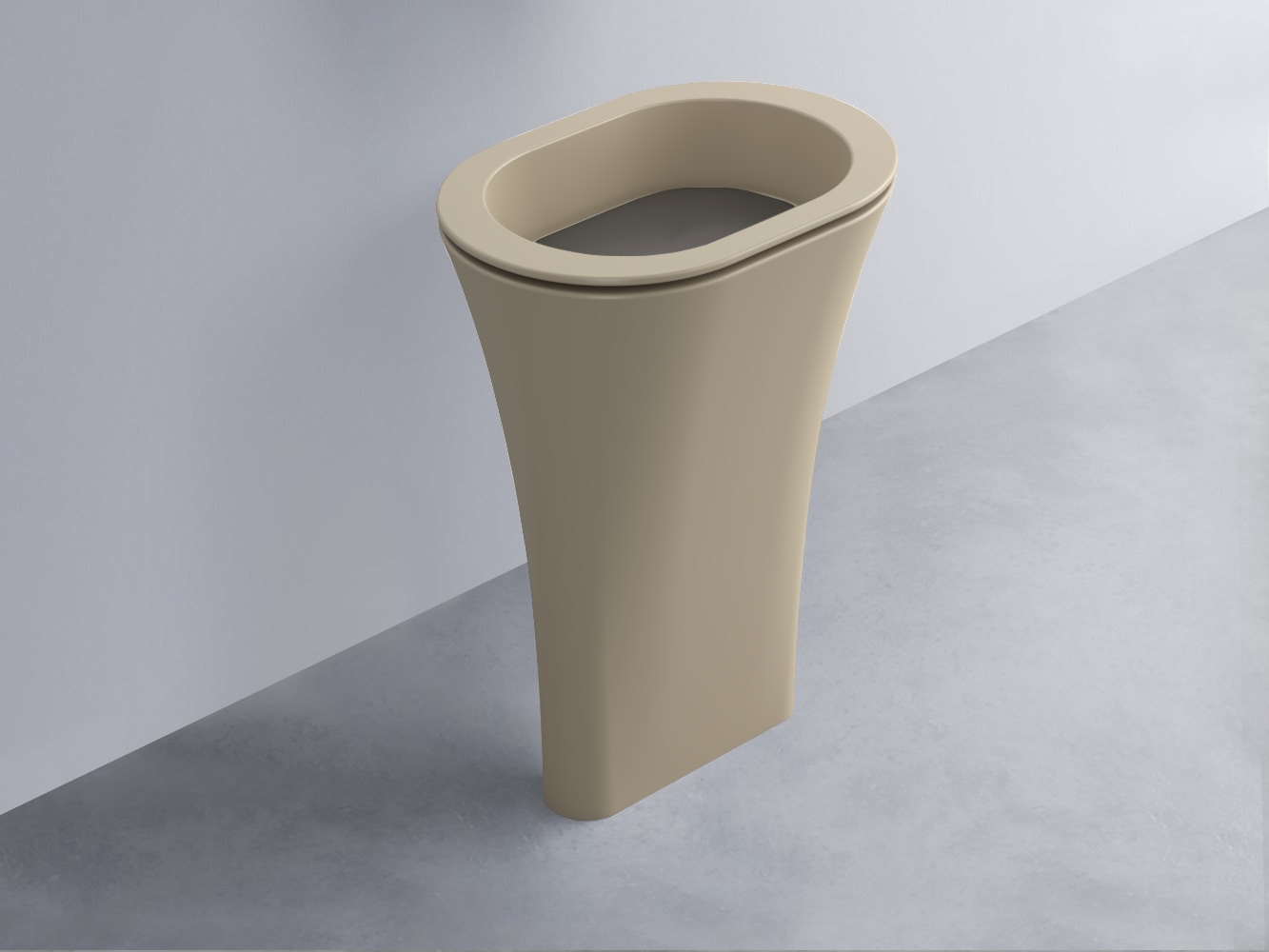 AMLA65-AV+AMPILO-FN+AMCOLO-AV Раковина Amedeo Ovale отдельностоящая cielo Enjoy + Amedeo Ceramica Cielo