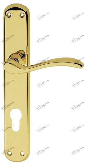 LINEA CALI' Латунная ручка на пластине в классическом стиле Onda sun-id-1388467