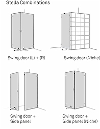 685182 Душевая дверь IFO Stella, дверь IFO Stella 700 правая - Вид №4