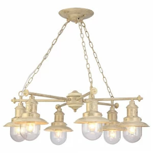 Подвесная люстра Arte Lamp Sailor A4524LM-6WG ARTE LAMP ДИЗАЙНЕРСКИЕ, SAILOR 056619 Золотой