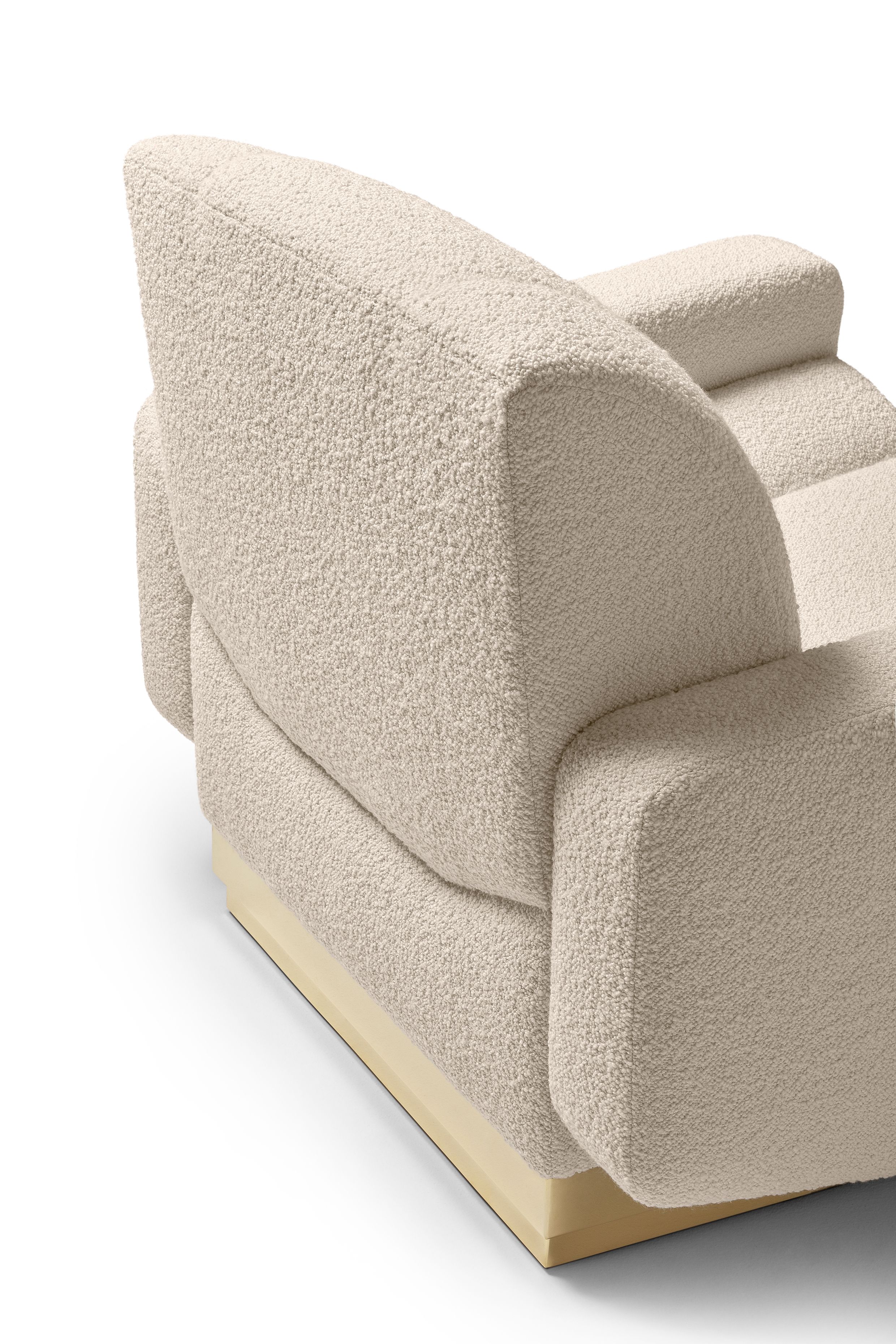 Шерстяное кресло с подлокотниками Munna ARCH-00029880 - Вид №3