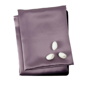 Наволочка princess77lilac, 70x70 см, шелк, 1шт, цвет лиловый SILK MANUFACTURE