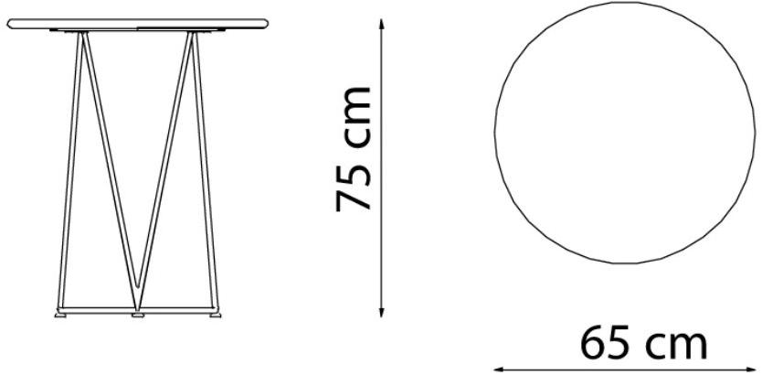 Vermobil Круглый садовый стол из металла Desiree sun-id-1445061 - Вид №5