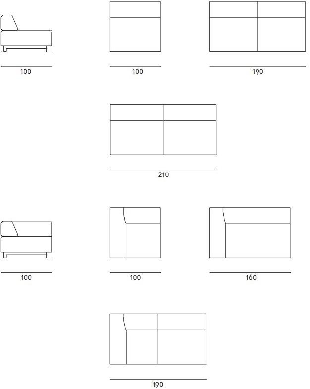 Living Divani Съемный диван Metro² sun-id-1410432 - Вид №10