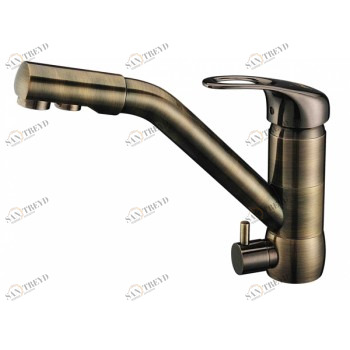 Zorg ZR 400 KF-12 Antique Смеситель для кухни Zorg 210х225 