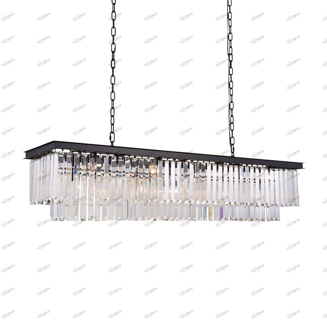 Подвесной светильник Odeon 12C/P black/clear от Delight Collection KR0387P-12C/P/clear DELIGHT COLLECTION ДИЗАЙНЕРСКИЕ 243905 Прозрачный;черный 