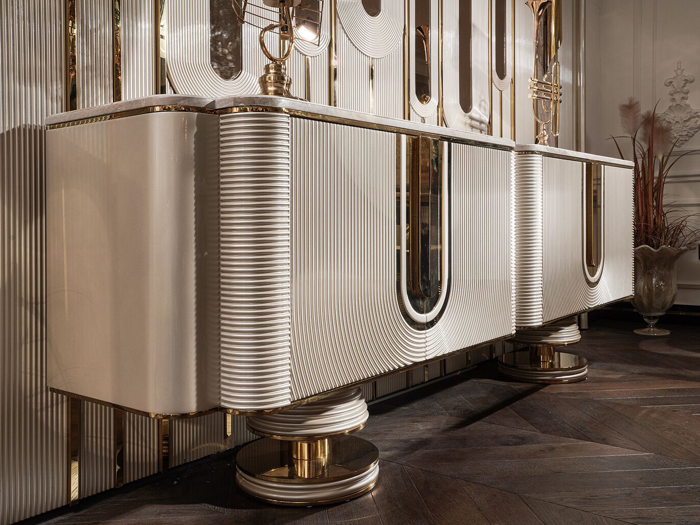 Шкаф с распашными дверями Zebrano Quintus ARCH-00016455